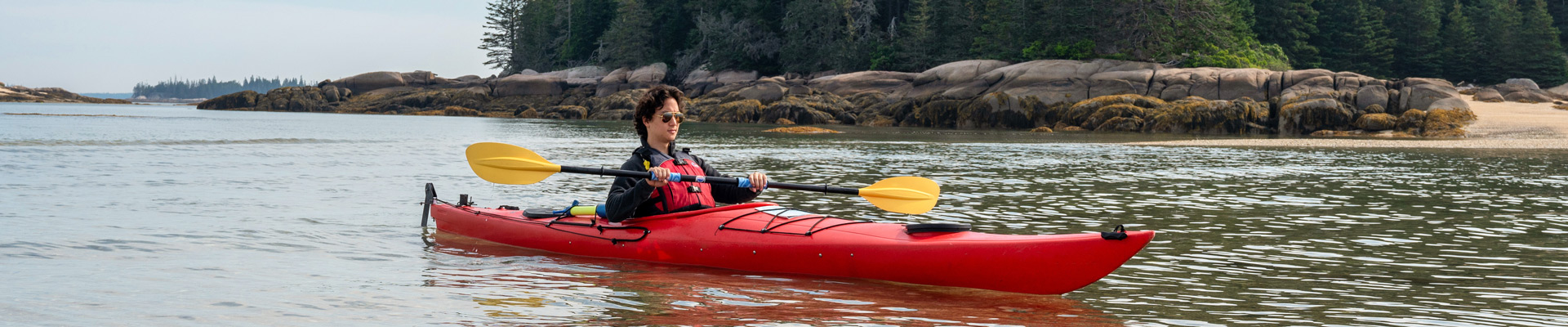 Kayaker on the water