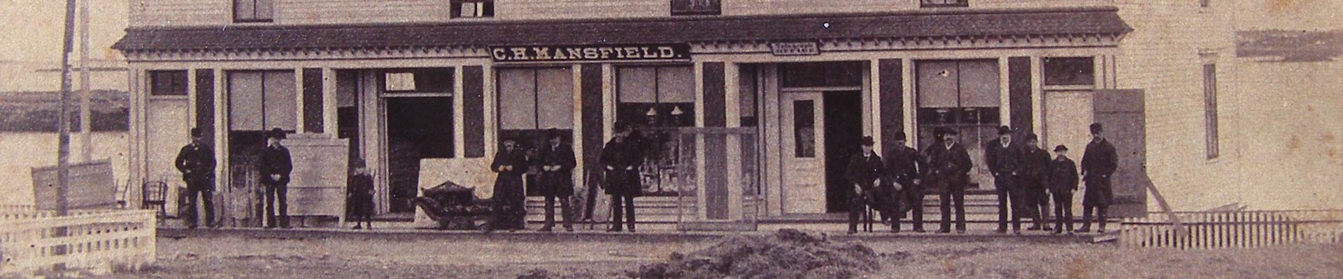 Historic photo Mansfield store